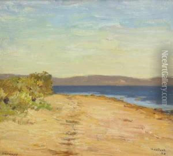 ''montauk Oil Painting - William Langson Lathrop
