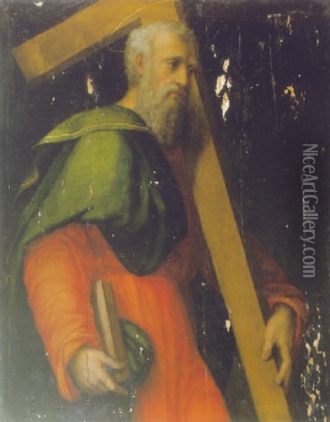San Matteo Apostolo Oil Painting - Andrea Del Sarto