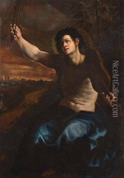 Apollo (orfeo) Oil Painting - Antiveduto Grammatica