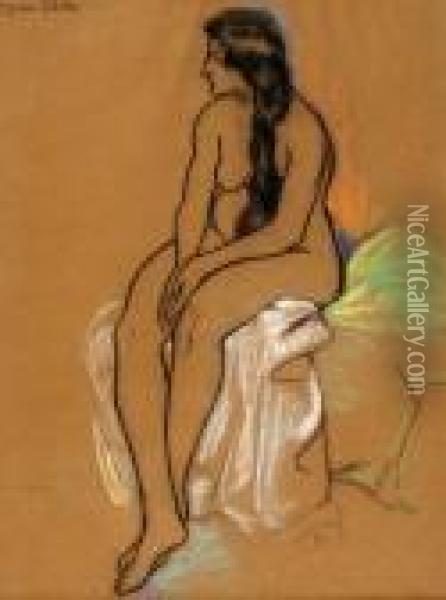 Nude Oil Painting - Suzanne Valadon