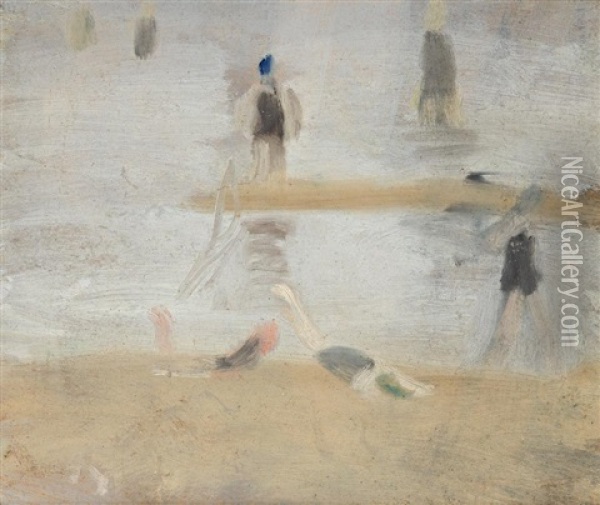 Warm Shallows Oil Painting - Clarice Marjoribanks Beckett