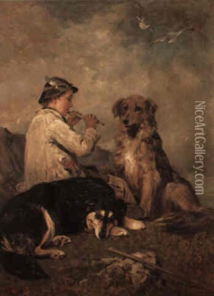 An Attentive Audience Oil Painting - John Emms