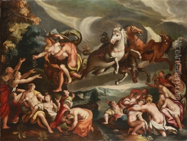 The Rape Of Persephone Oil Painting - Joseph Heintz the Elder