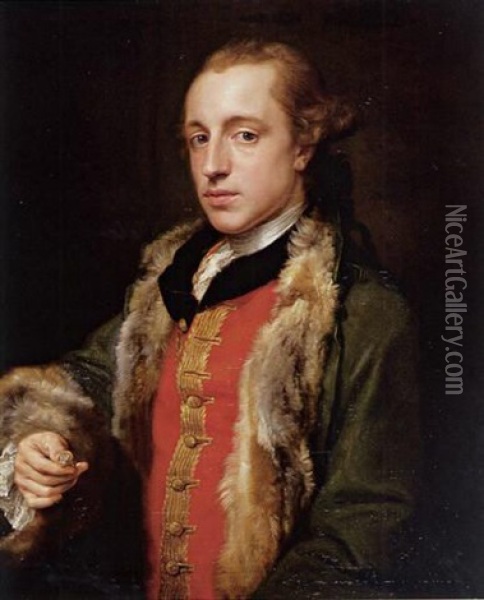 Portrait Of Henry Hutchinson O'hara Oil Painting - Pompeo Girolamo Batoni