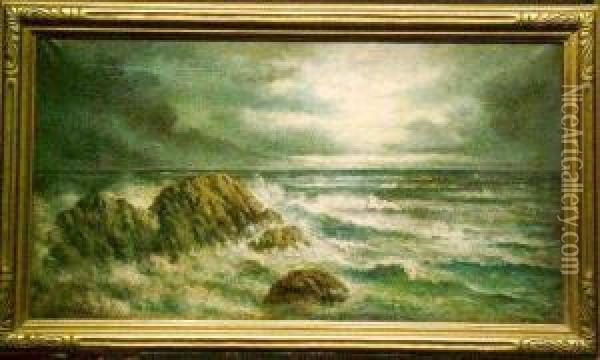 Seascape Oil Painting - Alexander M. Wood