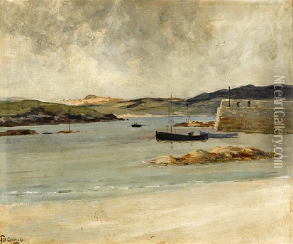 Portnablagh, County Donegal Oil Painting - James Humbert Craig