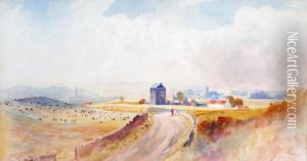 Viewof Liberton Tower Oil Painting - John Blair