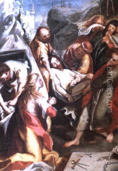 Deposizione Oil Painting - Federico Barocci