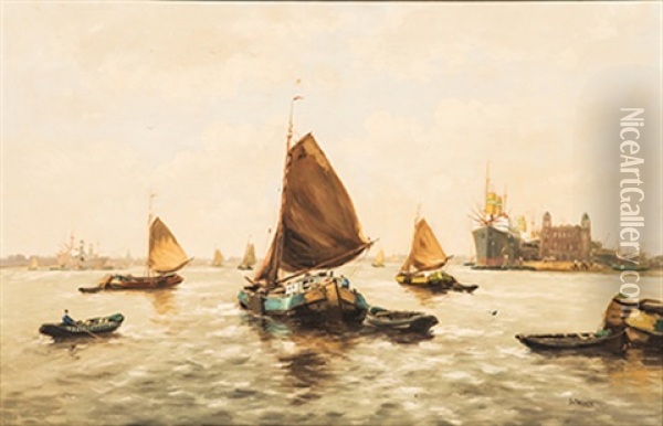 Rotterdam Oil Painting - Jan van Delden