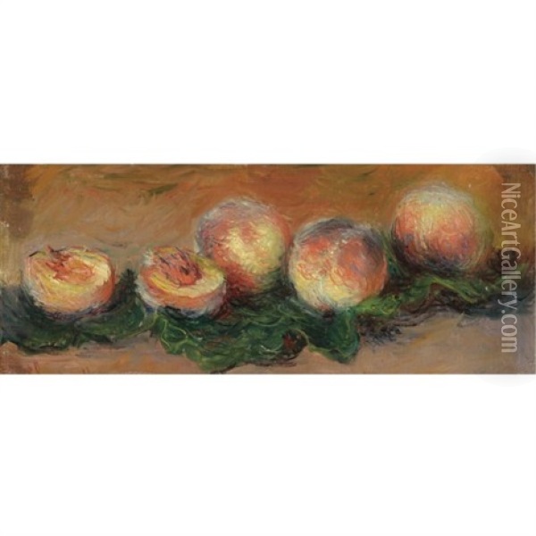 Peches Oil Painting - Claude Monet