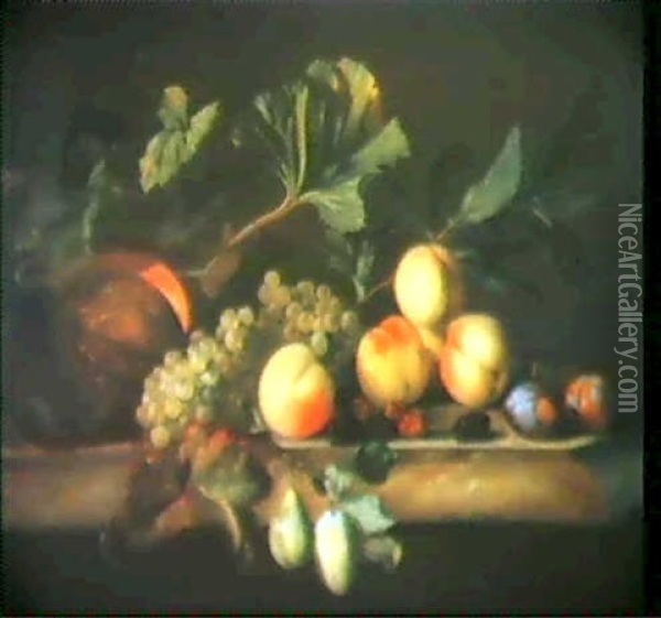 Fruchtestilleben Oil Painting - Barent (v. d. Meer) Vermeer