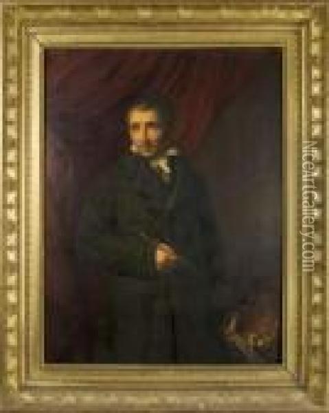 Autoportrait. Oil Painting - Francois-Marius Granet