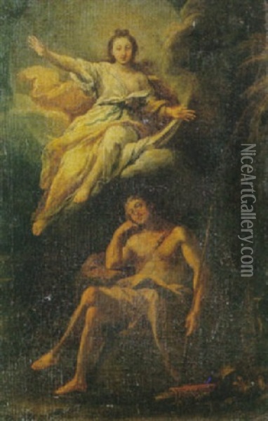 Diane Et Endymion Oil Painting -  Parmigianino (Michele da Parma)