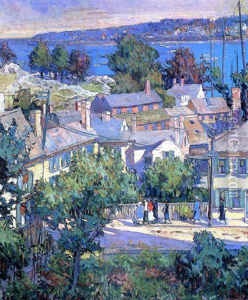 Sunday Morning Oil Painting - Mary Bradish Titcomb