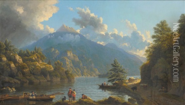 Loch Katrine Oil Painting - John Knox