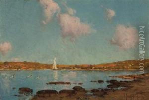 Low Tide - Long Islandsound Oil Painting - Julian Onderdonk