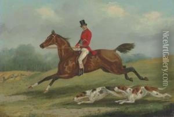 At Full Gallop Oil Painting - Henry Thomas Alken