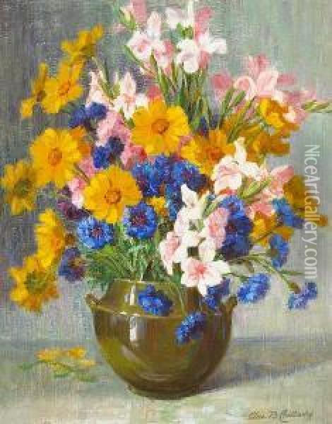 A Spring Bouquet Oil Painting - Alice Brown Chittenden