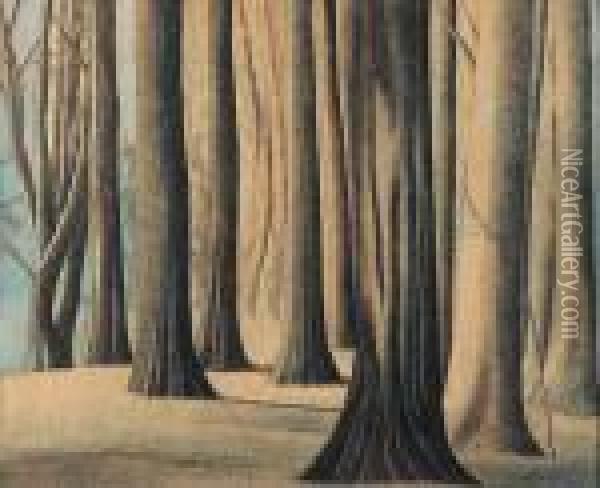 Sous-bois Oil Painting - Leon Spilliaert