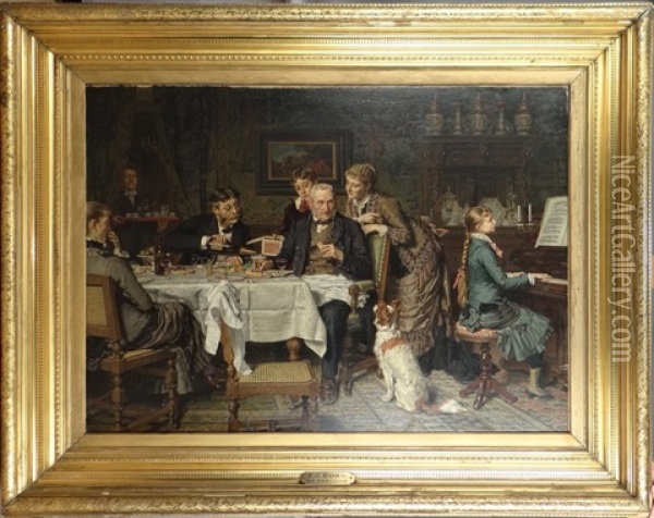 De Erf Oom, Antwerpen Oil Painting - Evert Jan Boks