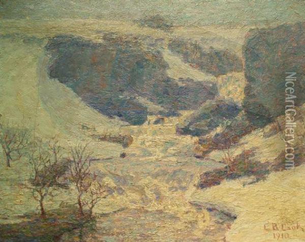 Echo Gorge Oil Painting - Charles Bayley Cook