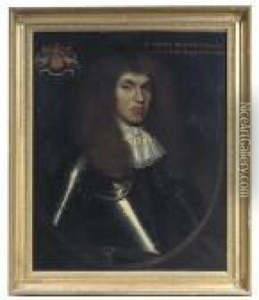 Portrait Of Sir Thomas Nicolson Of Carnock Oil Painting - John Greenhill