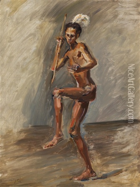 The Dancer Oil Painting - Max Slevogt