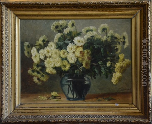 Nature Morte Aux Fleurs Oil Painting - Jean Capeinick