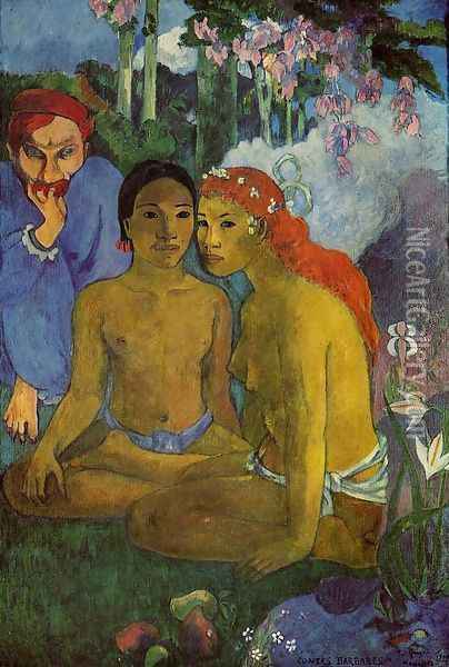 Contes Barbares Aka Primitive Tales Oil Painting - Paul Gauguin