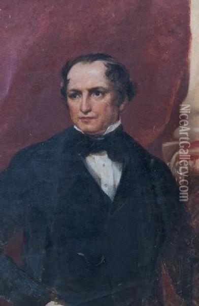 Portrait Of Lord Chancellor Brady Oil Painting - Nicholas Joseph Crowley