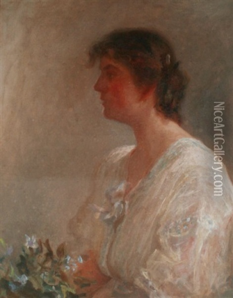 Portrait Of A Lady Oil Painting - Lily Williams