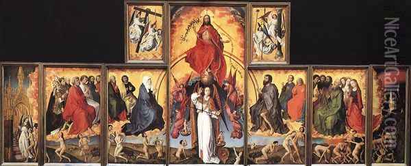 The Last Judgment Polyptych 1446-52 Oil Painting - Rogier van der Weyden