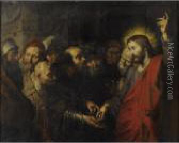 The Tribute Money Oil Painting - Peter Paul Rubens