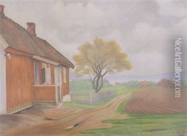 Sittpa, Maridalen Oil Painting - Harald Sohlberg