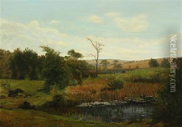Fra Silkeborgegnen Oil Painting - Vilhelm Peter Karl Kyhn