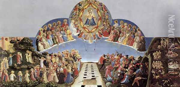 Last Judgement 1432 Oil Painting - Angelico Fra