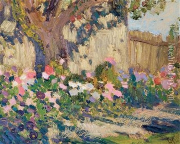 Asters And Apples (sketch) Oil Painting - James Edward Hervey MacDonald