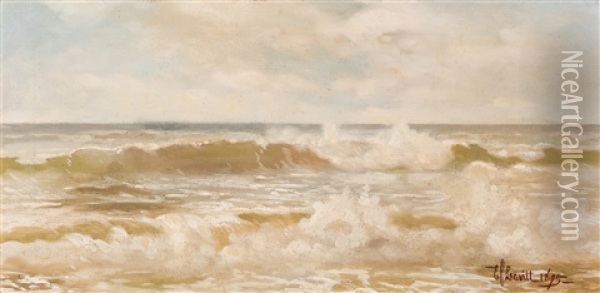 Seascape Oil Painting - Edward Chalmers Leavitt