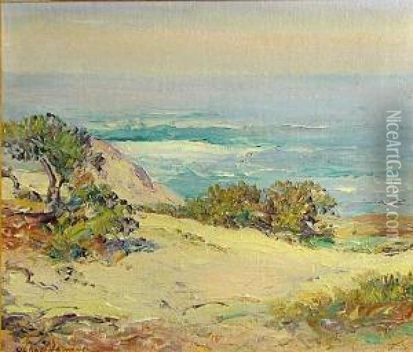 A Coastal View Oil Painting - Charles Henry Harmon