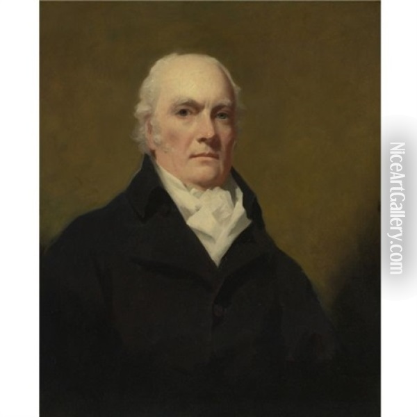 Portrait Of Robert Allan Of Kirkliston Oil Painting - Sir Henry Raeburn