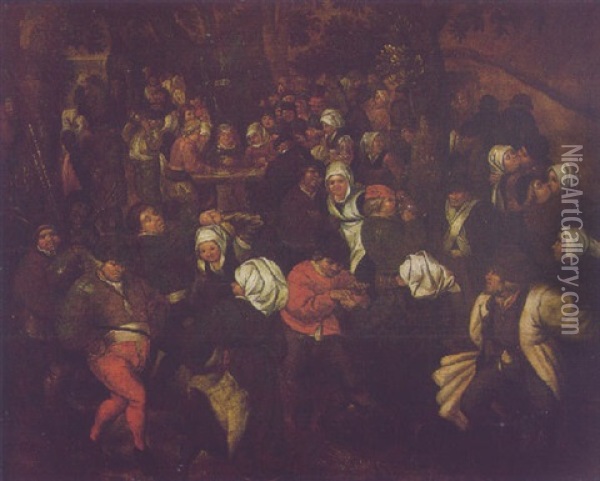 Le Banquet De Noces Oil Painting - Pieter Balten