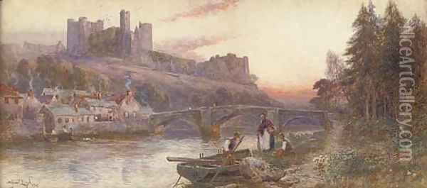 Richmond, Yorkshire Oil Painting - Walker Stuart Lloyd
