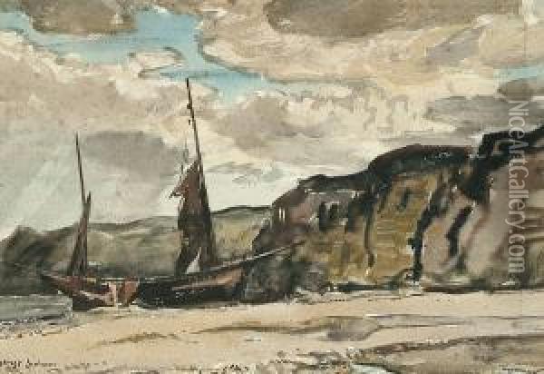 Beached Oil Painting - George Ii Graham