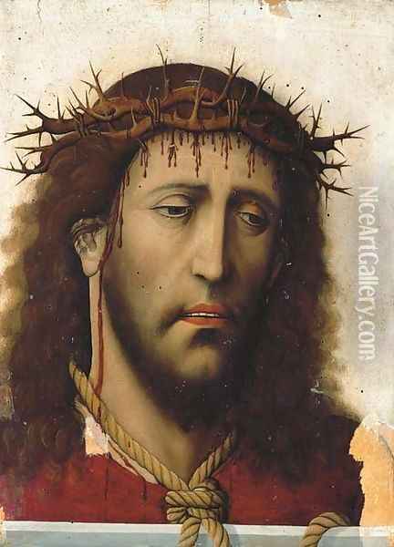 Ecce Homo Oil Painting - Spanish School