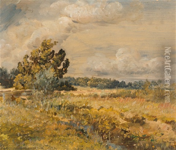 Herbstliche Landschaft Oil Painting - Wilhelm Busch