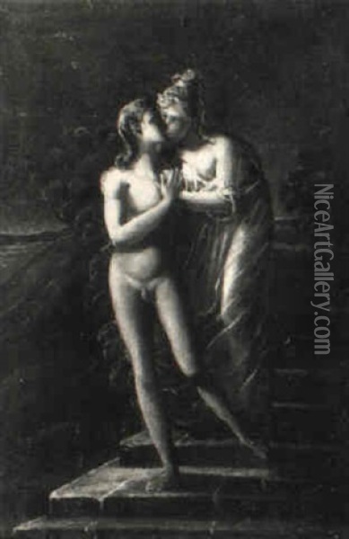 Amor Und Psyche Oil Painting - Henry Fuseli
