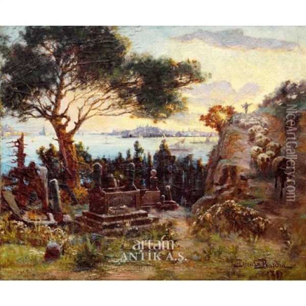 Peyzaj Oil Painting - Francois Leon Prieur-Bardin