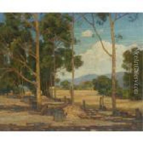 Vandalism Oil Painting - William Wendt