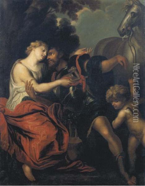 Venere Disarma Marte Oil Painting - Sir Anthony Van Dyck