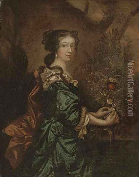 Portrait of a lady Oil Painting - William Wissing or Wissmig